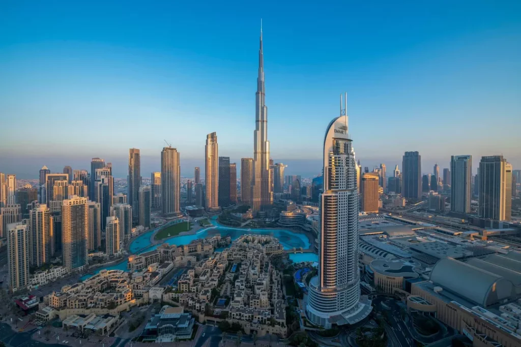 Burj Khalifa Dubaj luxushotel teraszburkolat szintezése Buzon talpakkal